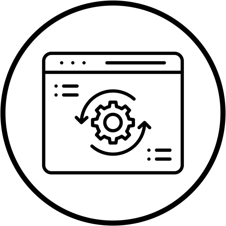 Vektor icon-stil der vektor-design-software