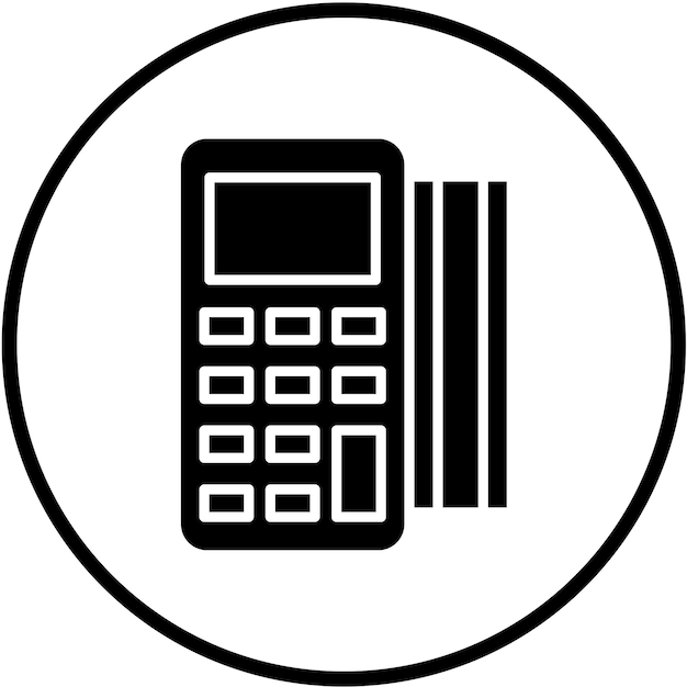 Icon-Stil der Vektor-Kartenmaschine