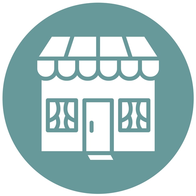 Icon-Stil des Vektor-Design-Shops