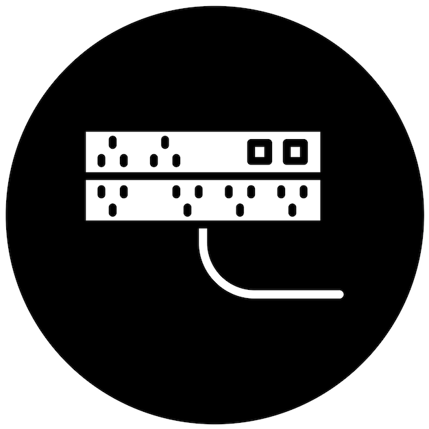 Vektor icon-stil des vektorentwurfs für den überschwemmungsunterdrücker