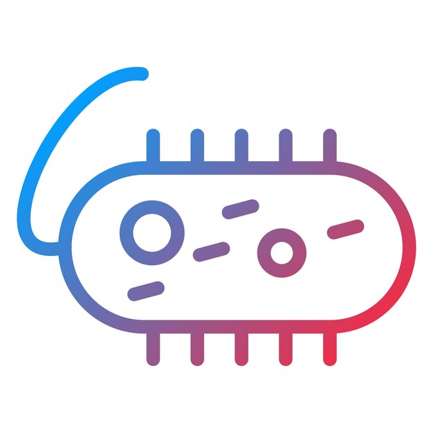 Icon-Stil für Bakterien