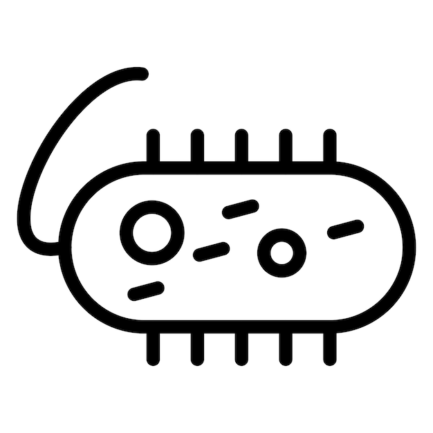 Icon-Stil für Bakterien
