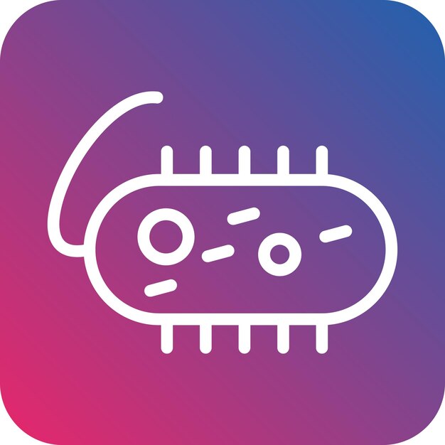 Icon-Stil für Bakterien