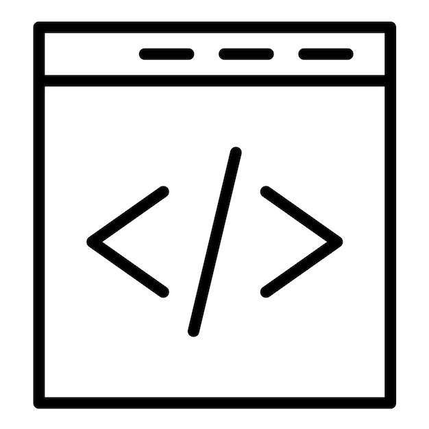 Icon-Stil für das Vektor-Design-Skriptwerkzeug