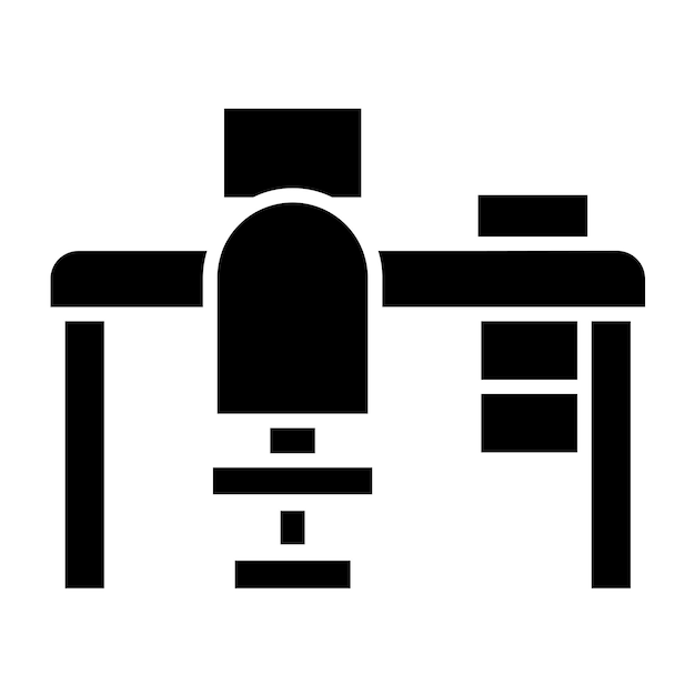 Icon-stil für den vektor-arbeitsplatz