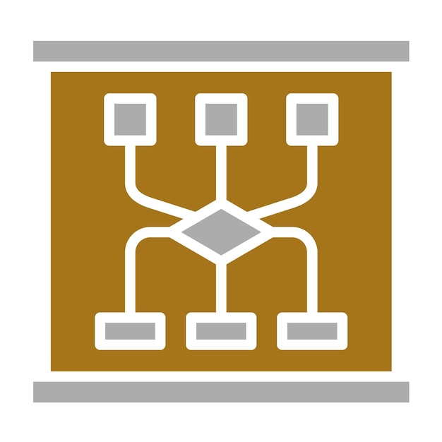 Icon-Stil für die Vektorplanung