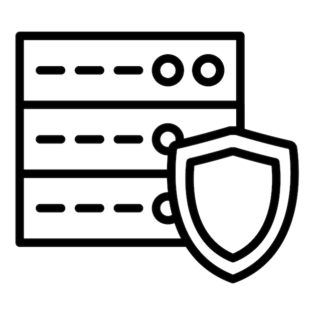 Icon-Stil für Vektor-Datenverwalter