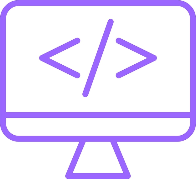 Icon-Stil für Vektor-Design-Codierwerkzeuge