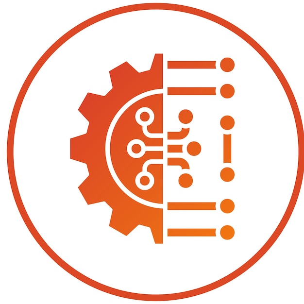 Icon-Stil für Vektor-Design und maschinelles Lernen