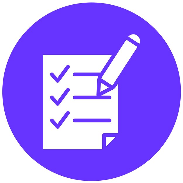 Icon-Stil für Vektordesign-Studentenaufgaben