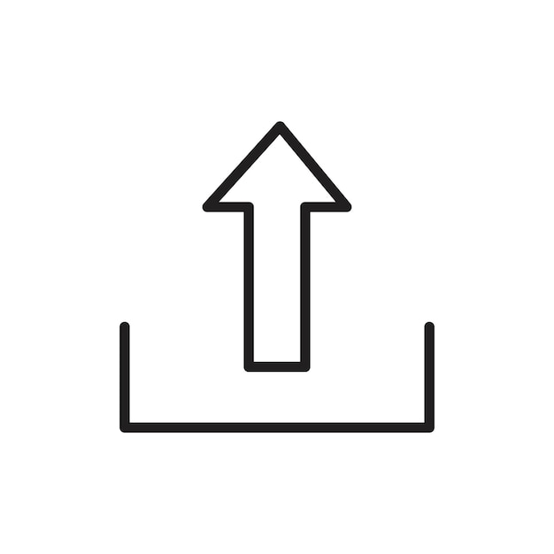 Icon-Umriss-Zeichen hochladen