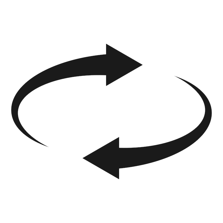 Vektor icon-vektor-illustrationsdesign drehen