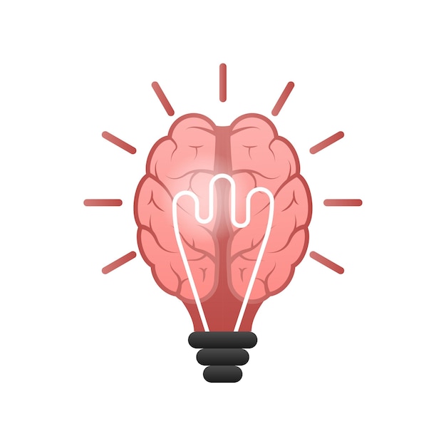 Idee Gehirn Kreatives Denken Idee Lösung Positive Motivation