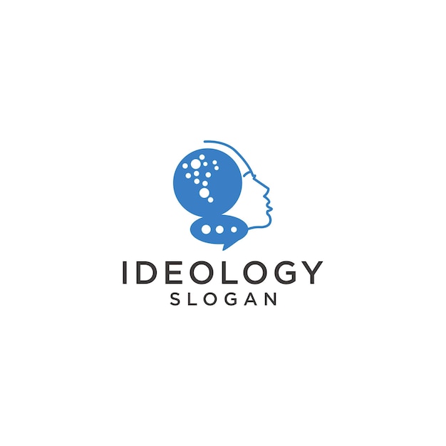 Ideologie-logo-design-icon-vorlage