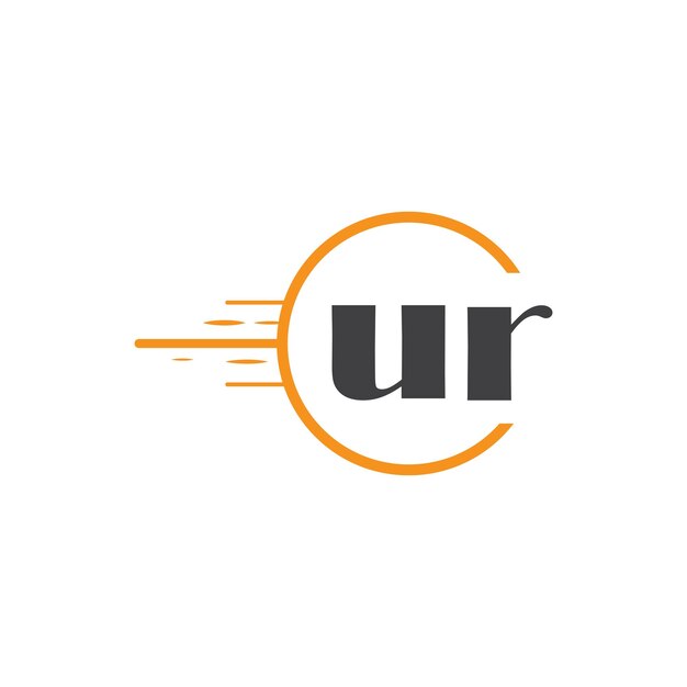 Ihr anfängliches Monogramm-Logo mit kreisförmigem Design