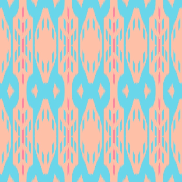 Ikat Seamless Pattern Design