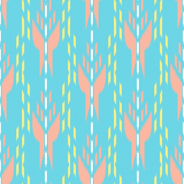 Ikat Seamless Pattern Design