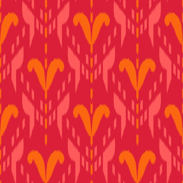 Ikat seamless pattern design