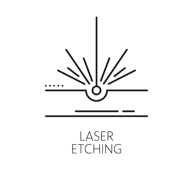 Ikon für die Produktionslinie der Laser-Etscherindustrie