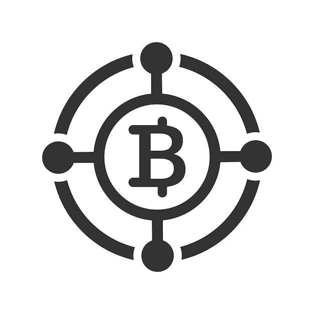 Ikonen der Bitcoin-Blockchain
