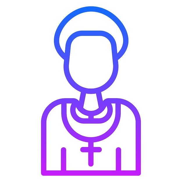 Ikonen des Priestervektors