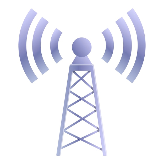 Ikonen des Remote-Access-Towers Karikatur von Remote-Acccess-Tower-Vektor-Ikonen für Webdesign, isoliert auf weißem Hintergrund