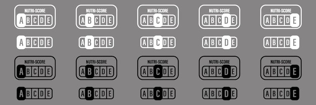 Ikonen für das nutri-score-etikett