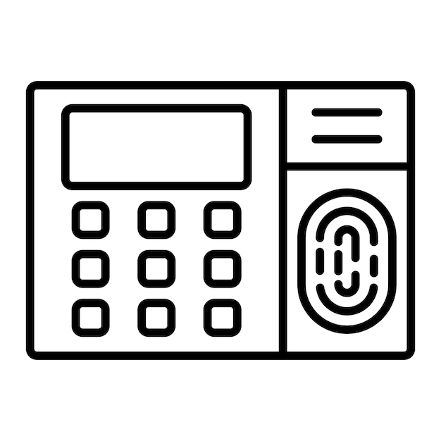 Ikonen für den Fingerabdruck-Scanner