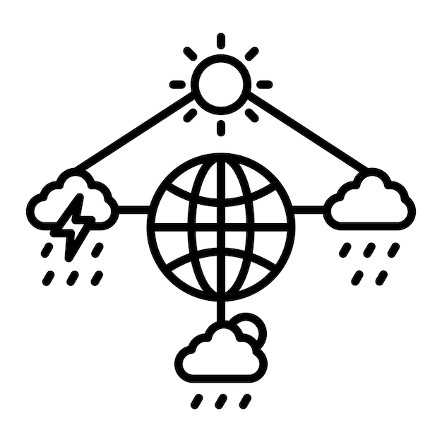 Ikonen für die meteorologie