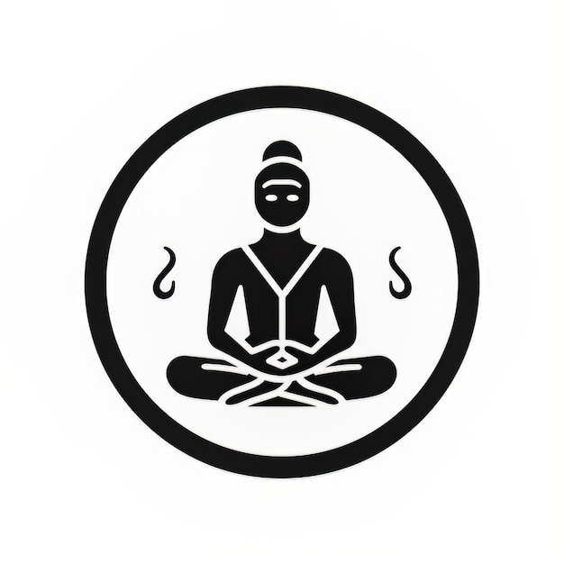 Vektor ikonen für yoga