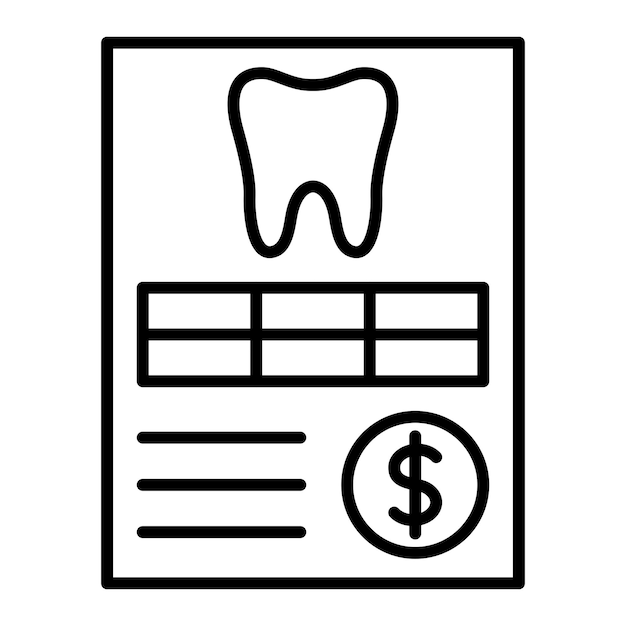 Vektor ikonen für zahnarzt