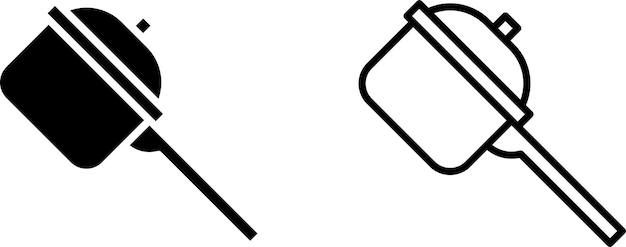 Vektor ikonenschild oder -symbol in glyph- und linienstil, isoliert auf durchsichtigem hintergrund