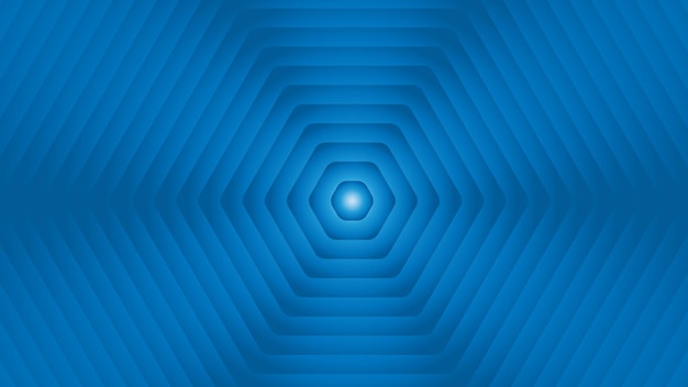 Illustration blauer geometrischer Hintergrund Flüssigblauer 3D-Farbhintergrunddesign Flüssige Formen