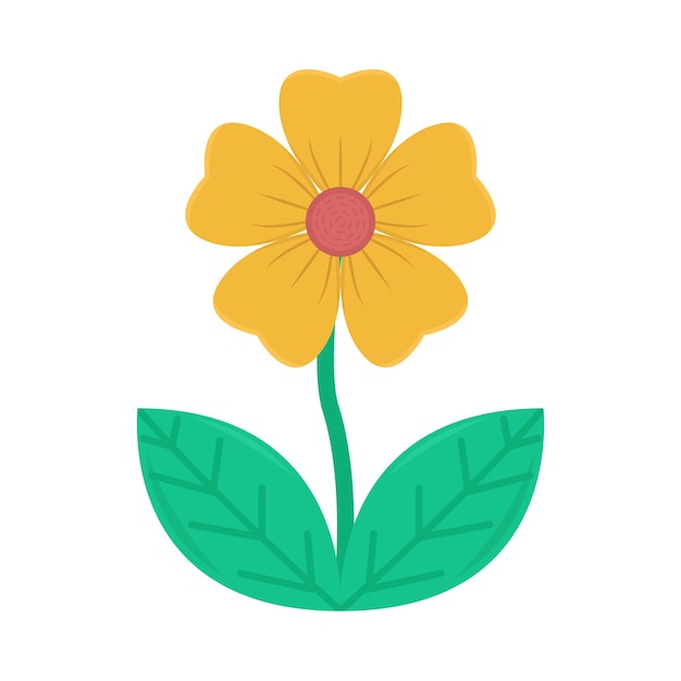 Illustration der Blume