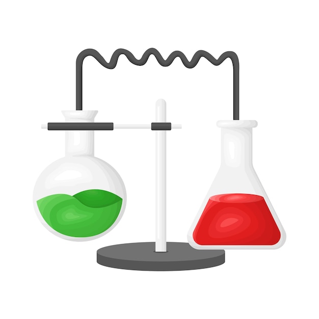 Vektor illustration der chemie