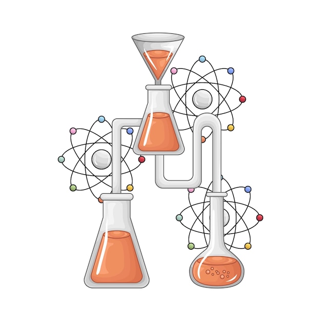 Vektor illustration der chemie