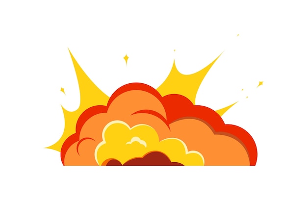 Illustration der Explosion