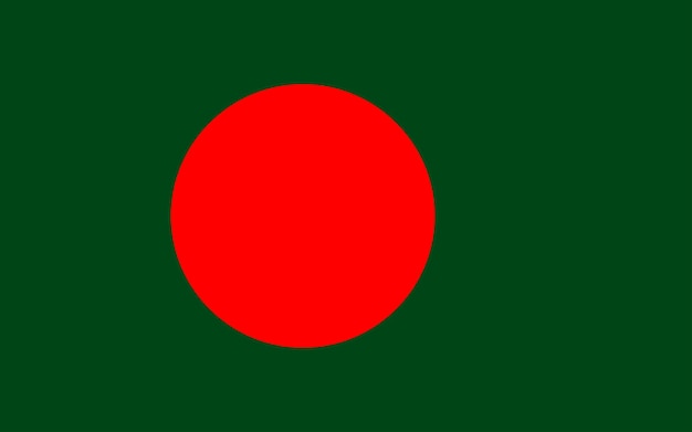 Illustration der flagge von bangladesch vektordesign