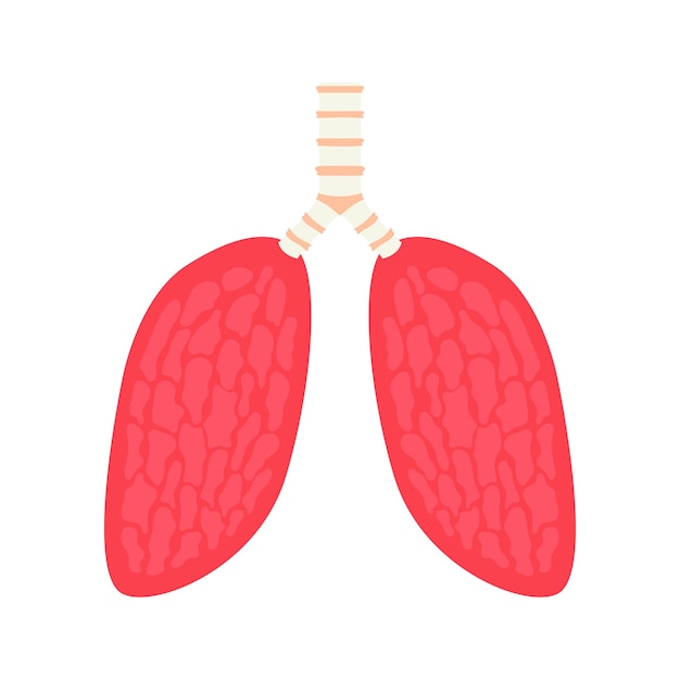 Vektor illustration der krankheit menschliche lunge wuhan-coronavirus-thema gestaltungselement für plakatkarten-bannerzeichen vektorillustration