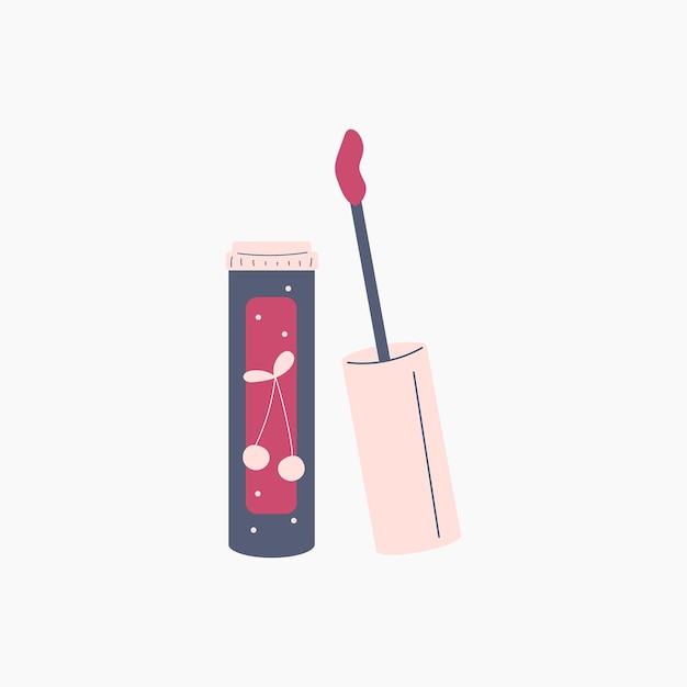 Illustration der lippencreme