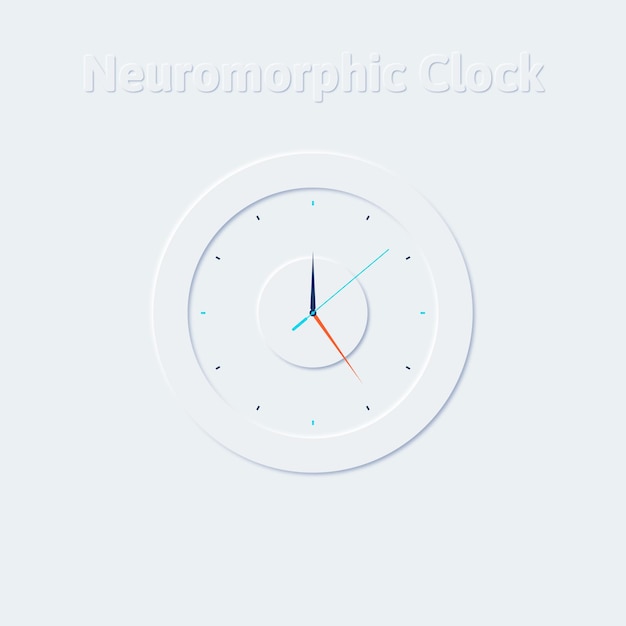 Illustration der neuromorphen Uhr