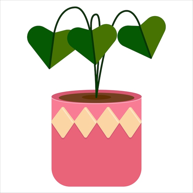 Vektor illustration der pflanze