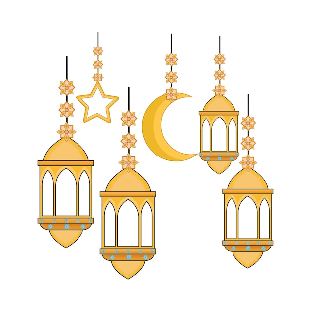 Illustration der Ramadhan-Lampe