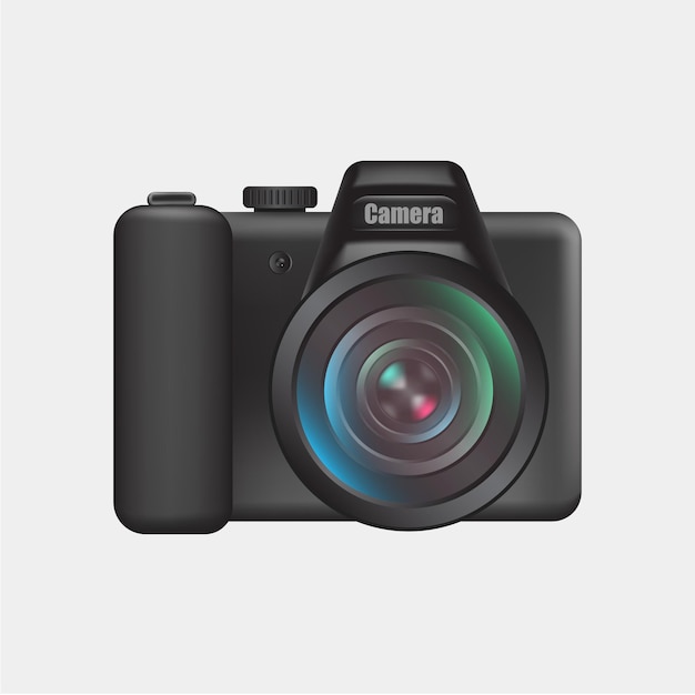 Illustration der realistischen Fotokamera