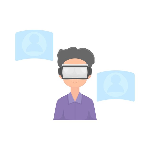 Illustration der virtuellen Realität