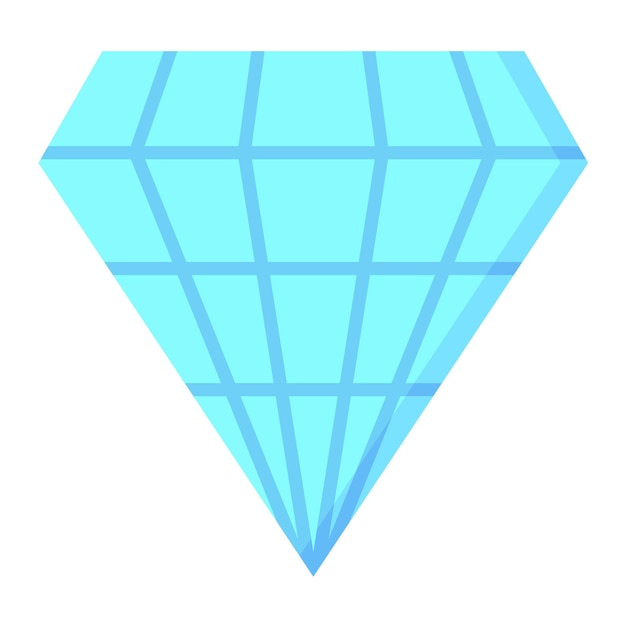 Vektor illustration des diamantenflatts