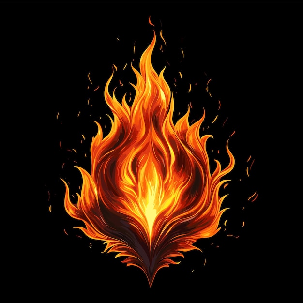 Illustration des feuerflammenelements