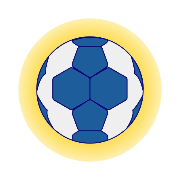 Illustration des fußballs