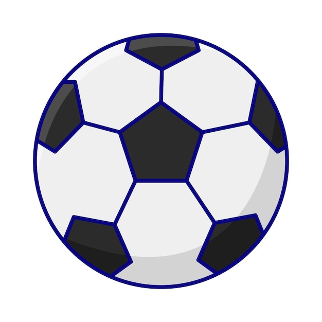 Illustration des Fußballs