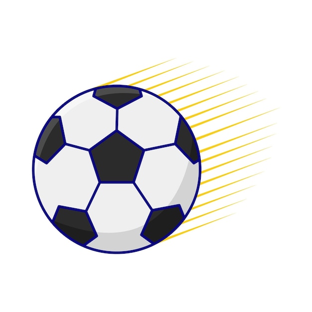 Vektor illustration des fußballs